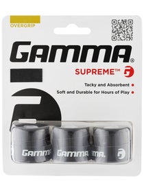Gamma Supreme OverGrip Black