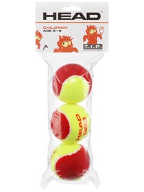 Head TIP Red 3 Ball Pack