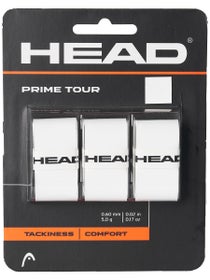 Head Prime Tour Overgrip 3 Pack White