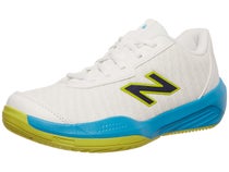 New Balance 996v5 White/Blue/Yellow Junior Shoe