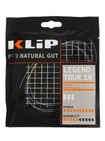 KLIP Legend Tour Natural Gut 16/1.30 String Set Black