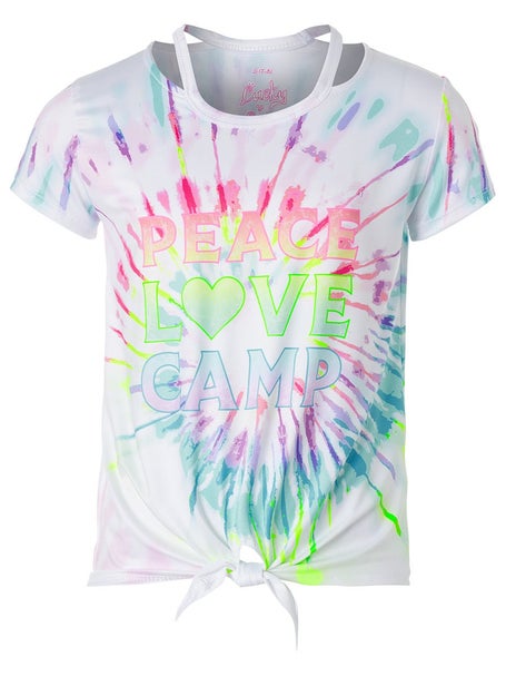 Lucky in Love Girls Novelty Peace N Love Top