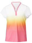 Lucky In Love Girl's Palm Island Coco Ombre Top
