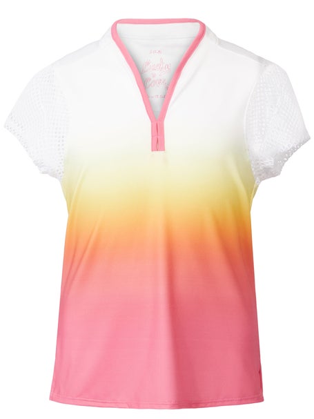 Lucky In Love Girls Palm Island Coco Ombre Top