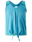 Lucky in Love Girl's Core Tie Knot Tank