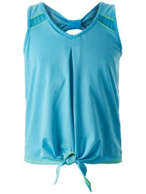 Lucky in Love Girl's Core Tie Knot Tank