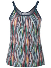 Lucky in Love Women's Stitch Pleated Tank