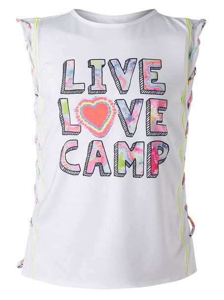 Lucky in Love Girls Live Love Camp Tank