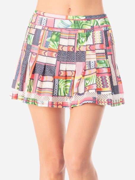 Lucky in Love Womens Palm Island Under The Palms Skirt