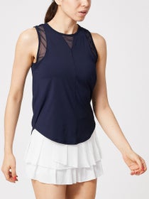 Lucky in Love Women's L-UV Chill Out Tank - Navy