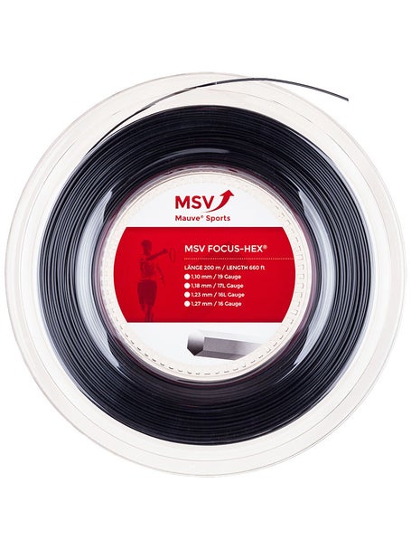 MSV Focus HEX 1.23/17 200m String Reel