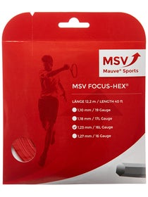 MSV Focus HEX 1.23 String Red