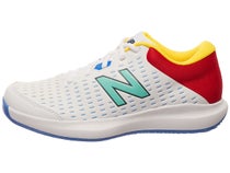 New Balance 696 V4 2E White/Red Men's Shoe