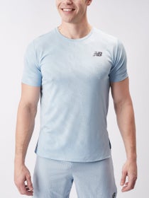 New Balance Men's Q Speed Jacquard Short Sleeve Grey
