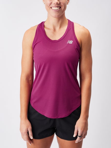 New Balance Womens Accelerate Tank Cosmic Orchid