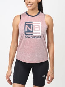 New Balance Women's Impact Run Fashion Tank Saturn Pink