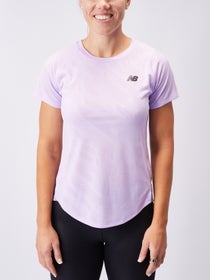 New Balance Women's Q Speed Jacquard Short Sleeve Lilac