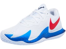Nike Air Zoom Vapor Cage 4 Rafa Wht/Red/Bl Men's Shoe 