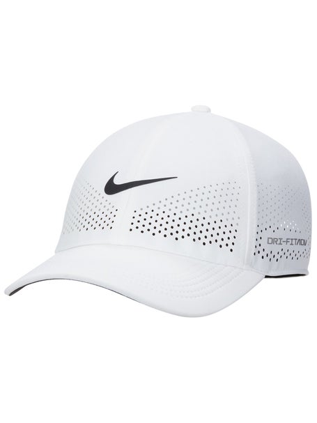Nike Mens Advantage Swoosh Hat - White 