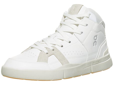 ON The Roger Clubhouse Mid White/Sand Mens Shoe