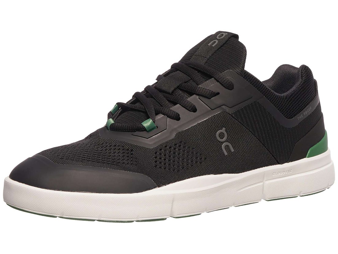 ON The Roger Spin Black/Green Men's Shoe | Tennis Only