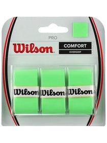 Wilson Pro Overgrip 3 Pack Green