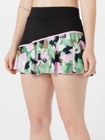 Sofibella Women's 13" UV Ruffle Skirt - Camo Floral