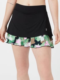 Sofibella Women's 14" UV Print Skirt - Camo Floral