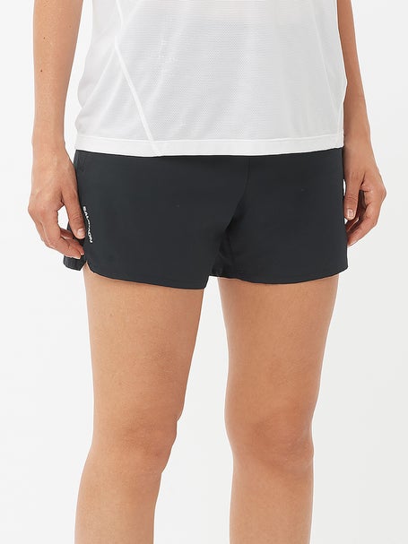 Salomon Womens SHKout 4 Shorts Deep Black