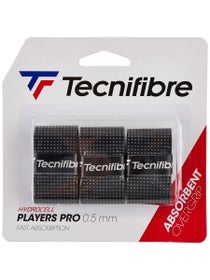 Tecnifibre ATP Pro Players Overgrip (3 Pack) Black