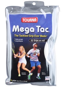 Tourna Grip Mega Tac Overgrip 10 Pack XL103cm X 29mm