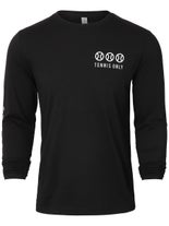 Tennis Only Men Long Sleeve Logo T-Shirt Black MD