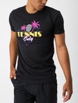 Tennis Only Unisex Miami T-Shirt Black L