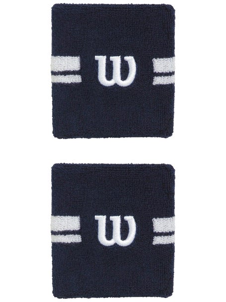 Wilson Classic Stripe Sweatbands - Classic Navy