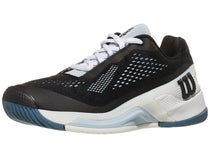 Wilson Rush Pro 4.0 Black/White/Blue Women's Shoe
