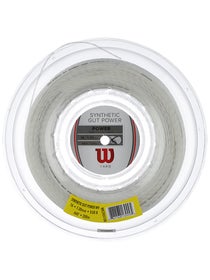 Wilson Synthetic Gut Power 16 200m String Reel White
