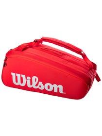 Wilson Super Tour 3 Red 15 Racquet Bag