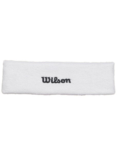 Wilson Terry Logo Headband - Bright White