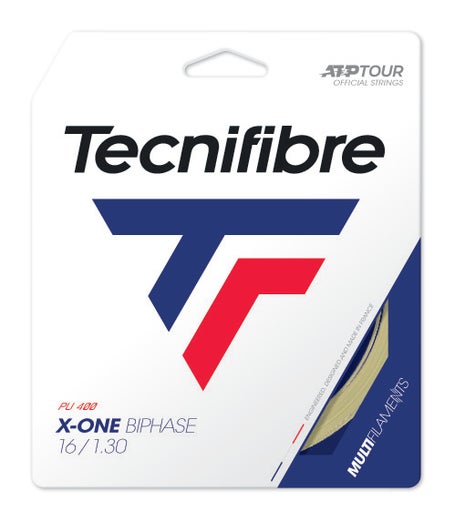 Tecnifibre X-One Biphase 16/1.30 String Set Natural