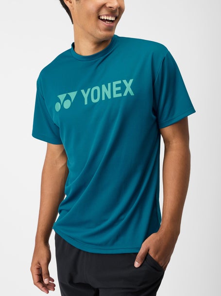 Yonex Mens Brand T-Shirt - Blue/Green