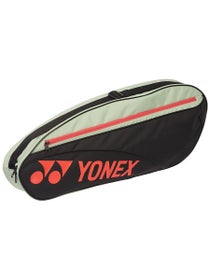 Yonex Team Racquet 3pk Bag Black/Green