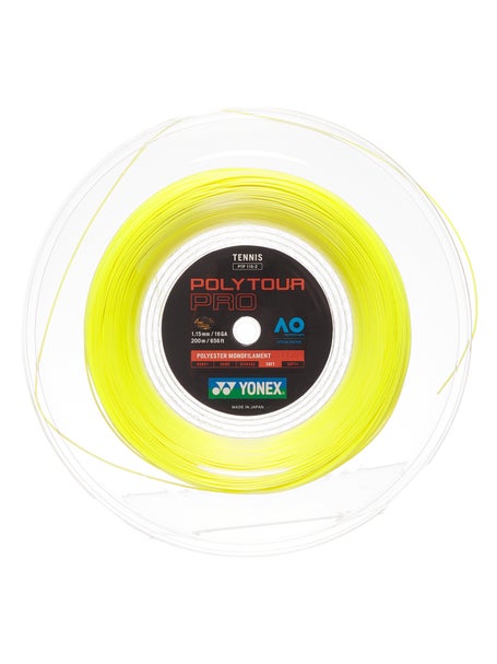 Yonex Poly Tour Pro 18/1.15 String Reel Yellow-200m