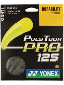 Yonex Poly Tour Pro 16L/1.25 String Set Black 