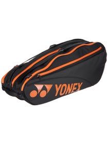 Yonex Team Racquet 6pk Bag Black/Orange
