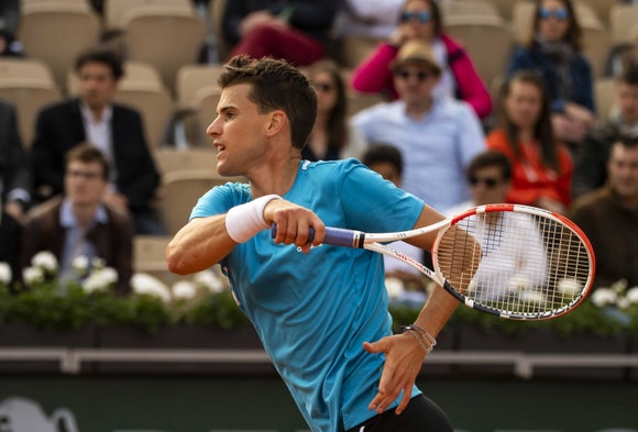 Dominic Thiem Using the New Babolat Pure Strike